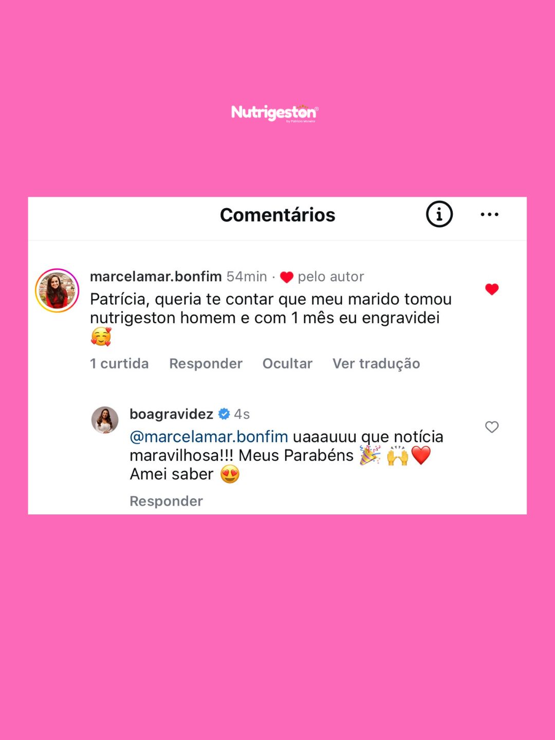 Relato de @marcelamar.bonfim